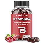 NutraChamps Vitamin B Complex Gummies, Vitamin B Gummies Boosts Energy, B Complex Vitamins B1, B2 (Riboflavin), B3 (Niacin), B5, B6, B7 (Biotin), B9 (Folic Acid), Methyl B12