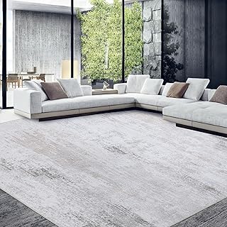 HOMBYS 10x14 Modern Area Rug for Living Room Bedroom, Large Boho Floor C...