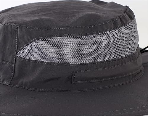 Miniatura 9 de Connectyle Sombrero de sol Boonie para hombre, protección UV, pesca, senderismo, camping, sombrero