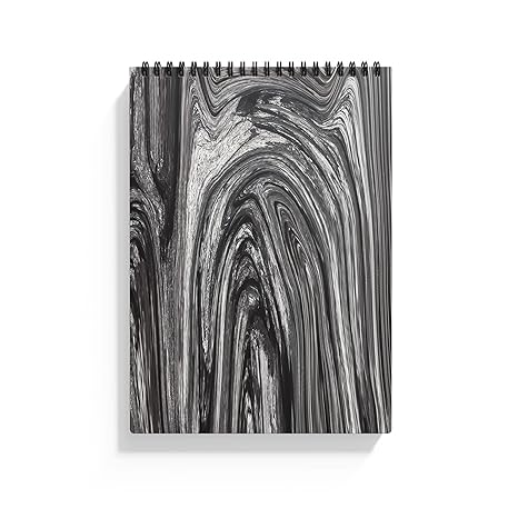 Factor Notes Watercolour Book: A5, 300 GSM Paper, 24 Pages with Perforation, Wiro Bound (Charcoal Arc)