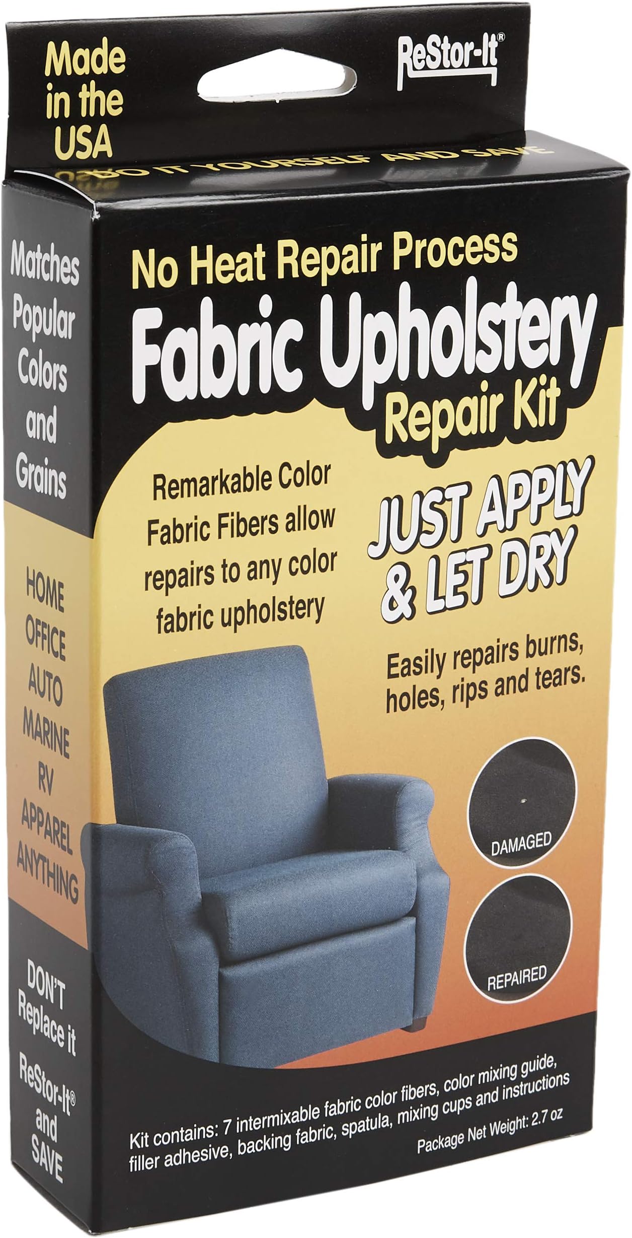 Fabric Upholstery Repair Kit