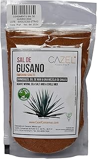 Cazel Sal de Gusano 200 G Agave Worm Salt 7 Oz