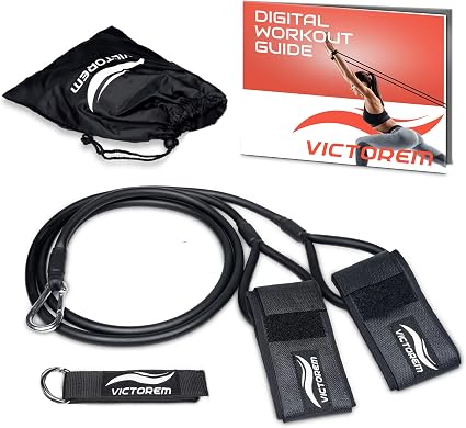 Amazon Com Victorem Resistance Band Arm Strength Training Stretching J Bands With Handles For Muscle Mobility Baseball Softball Exercise 11 Step Workout Guide Included Sports Outdoors