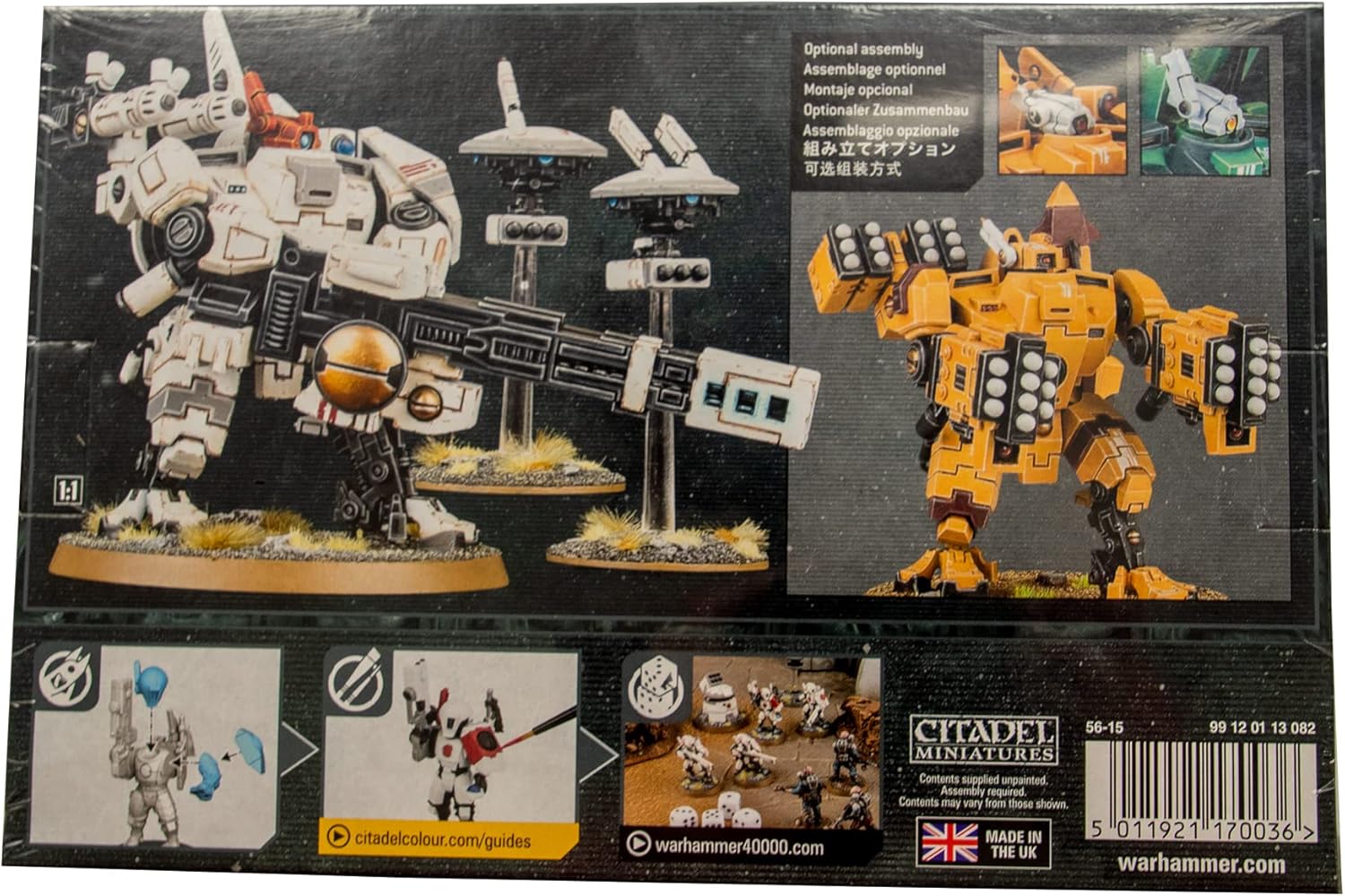 GAMES WORKSHOP 99120113063" Tau Empire Xv88 Broadside Battlesuit Plastic Kit,12 years to 99 years