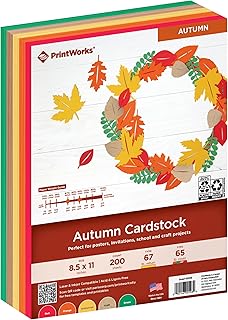PrintWorks Autumn Cardstock 8.5