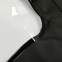 Vista 6 de HECASA Tapa blanda convertible compatible con BMW Serie 3 1994-1999 E36 318i 323i 325i 328i M3 Cabrio Negro + Marrón Techo de tela de vela