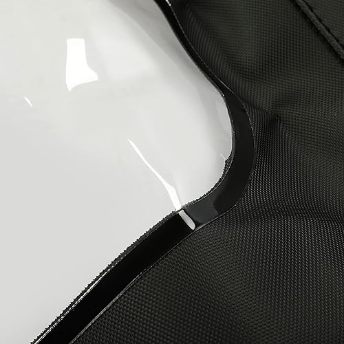 Miniatura 6 de HECASA Tapa blanda convertible compatible con BMW Serie 3 1994-1999 E36 318i 323i 325i 328i M3 Cabrio Negro + Marrón Techo de tela de vela con