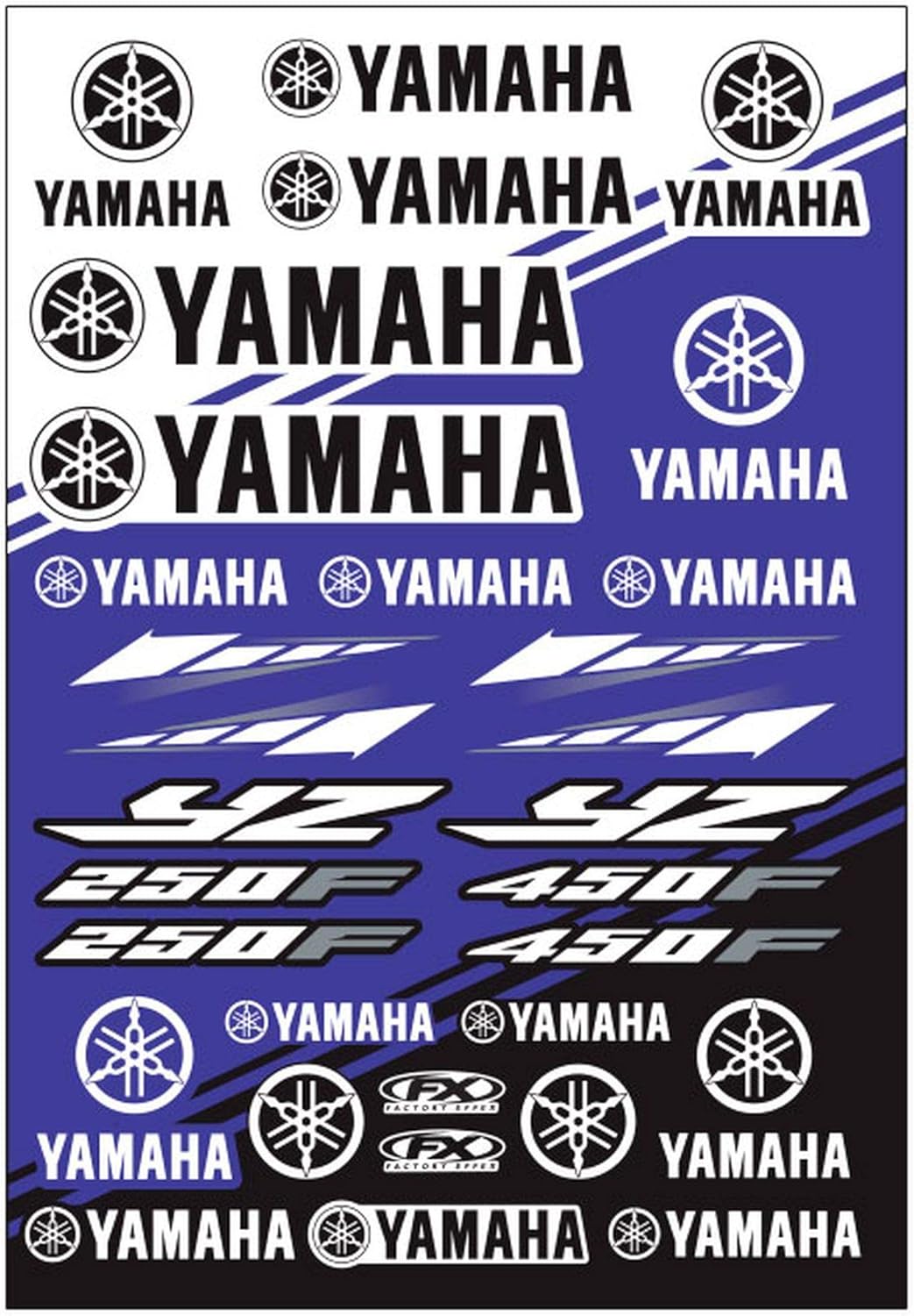 Factory Effex 22-68230 Universal Graphics Kit - Yamaha YZ