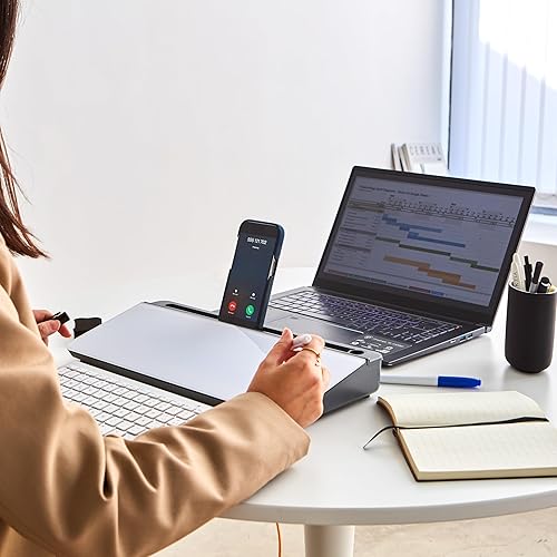 Miniatura 5 de Garood Pizarra de borrado en seco de escritorio (gris + blanco)