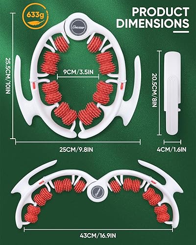 Miniatura 6 de ONUEMP Removedor de celulitis para piernas, rodillo masajeador de celulitis, rodillo muscular, herramienta de masaje fascista muslo, pantorrilla,