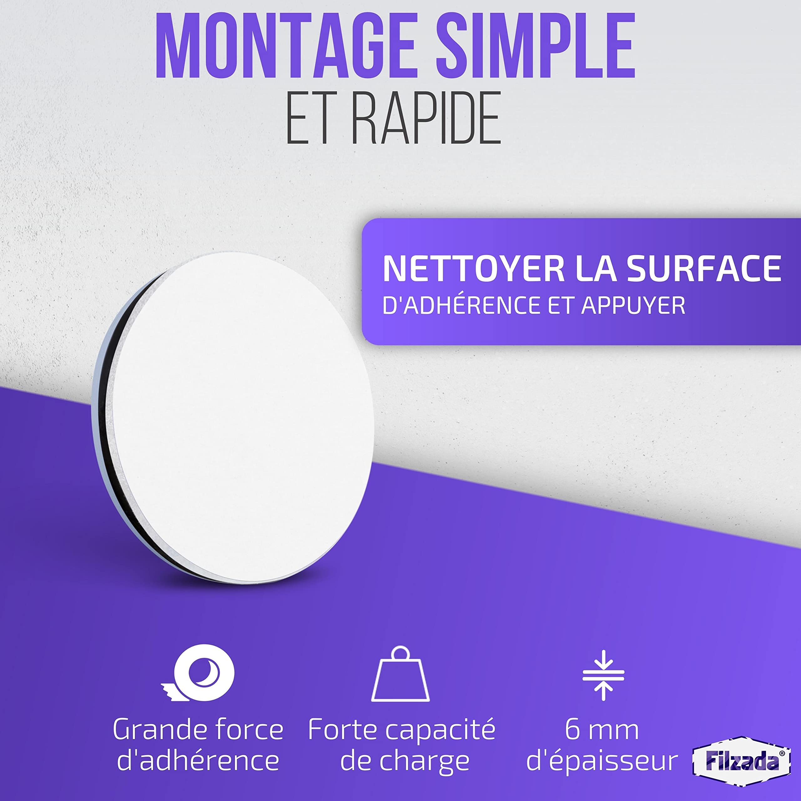 Embout De Tube Rond - Téflon PTFE - Lot De 8 - 18mm - Noir