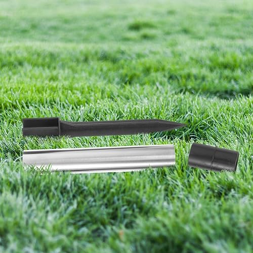 Miniatura 4 de Kit de extensión de poste y juntas, conector de metal con estaca de luces solares, estacas de repuesto para exteriores, lámparas de patio, tubo de