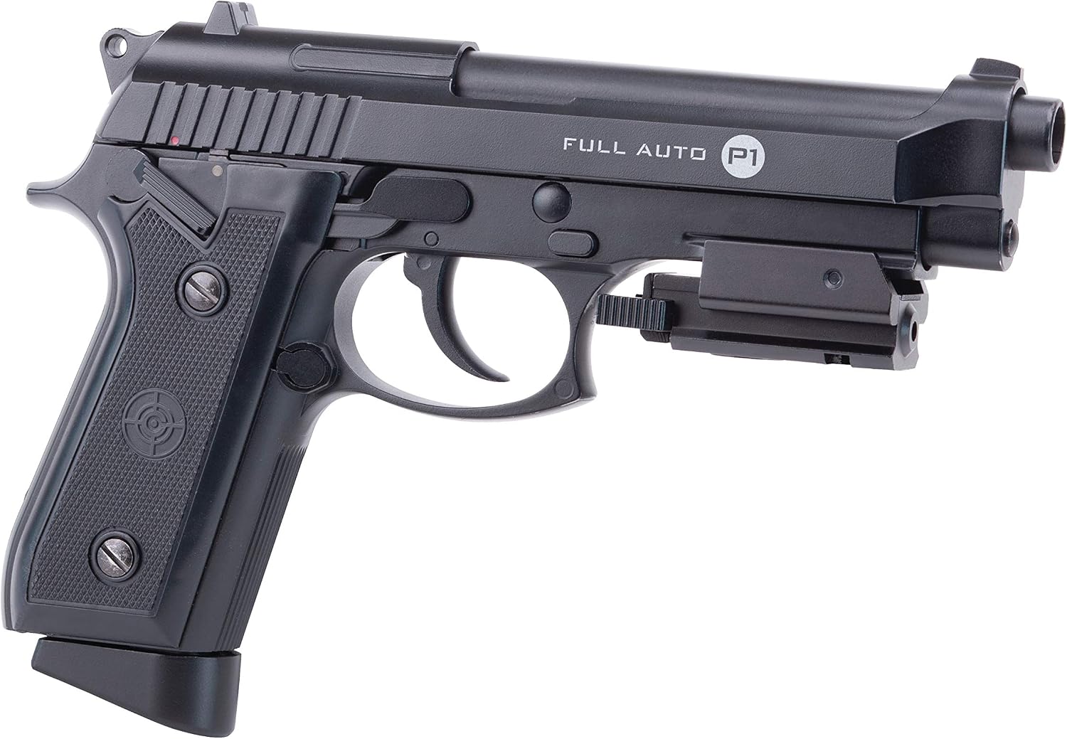 Crosman CFAMP1L Full Auto P1 CO2-Powered BB Air Pistol With Laser Sight (Class II <1 mW)