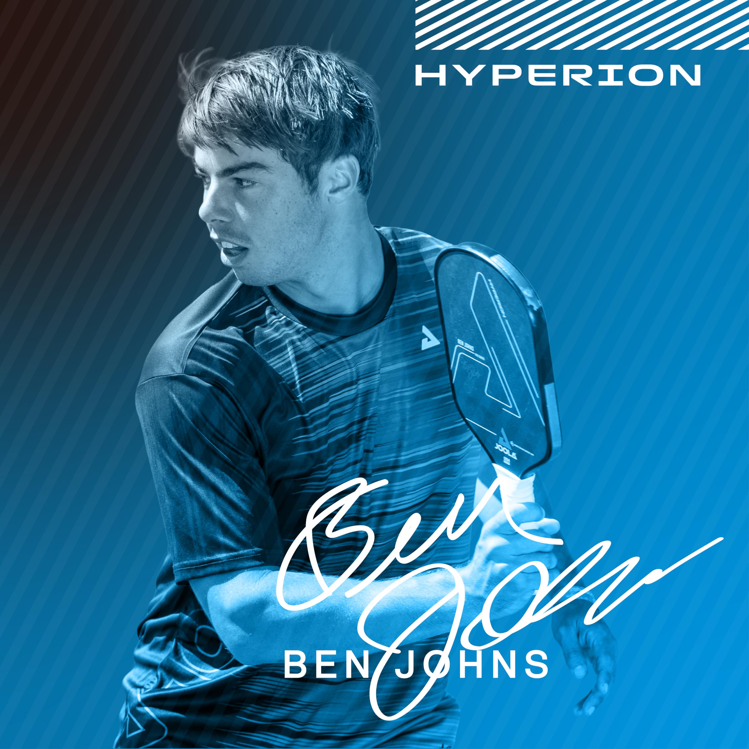JOOLA Ben Johns Hyperion CFS/CAS Pickleball-Schläger – USAPA-zugelassener Schläger für Turnierspiele
