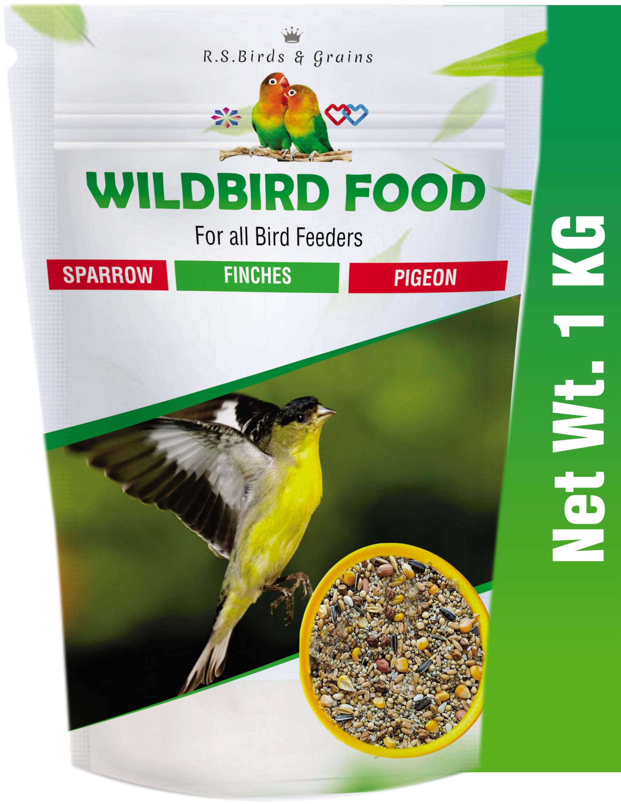 R.S.Birds & Grains | Bird Food for Sparrow, Finches, Pigeon & All Wild Birds of All Life Stages - Mix Seeds (500G) (B0CXJ7MSKF) Amazon Price History, Amazon Price Tracker