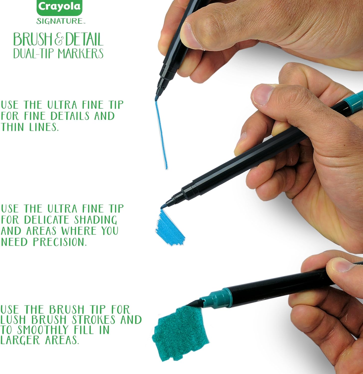 crayola brush tip markers 32