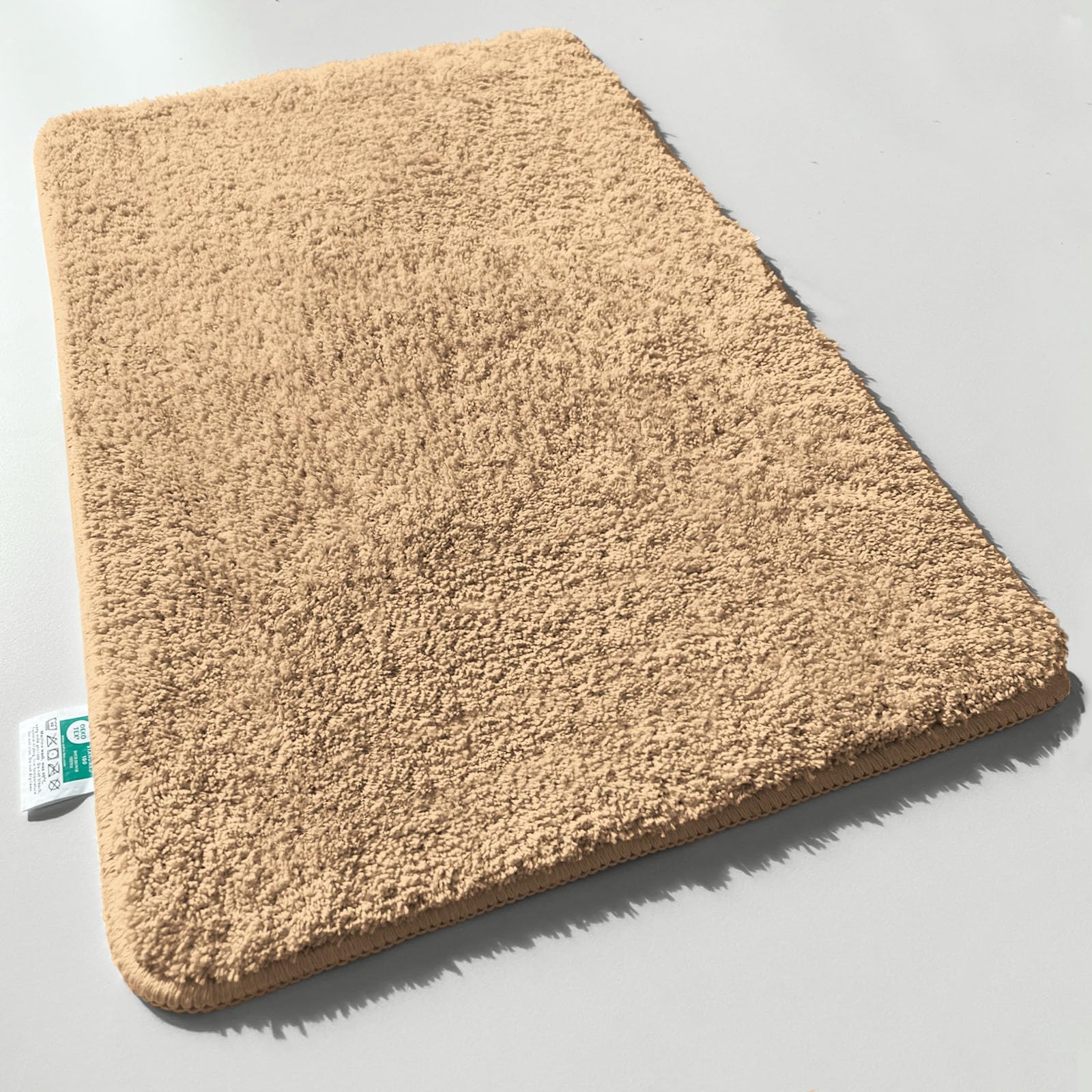 casa pura Badematte Hochflor Sky Soft - Weicher, Flauschiger Badezimmerteppich in Shaggy-Optik - Badvorleger rutschfest waschbar - schadstoffgeprüft - 16 Farben in 6 Größen