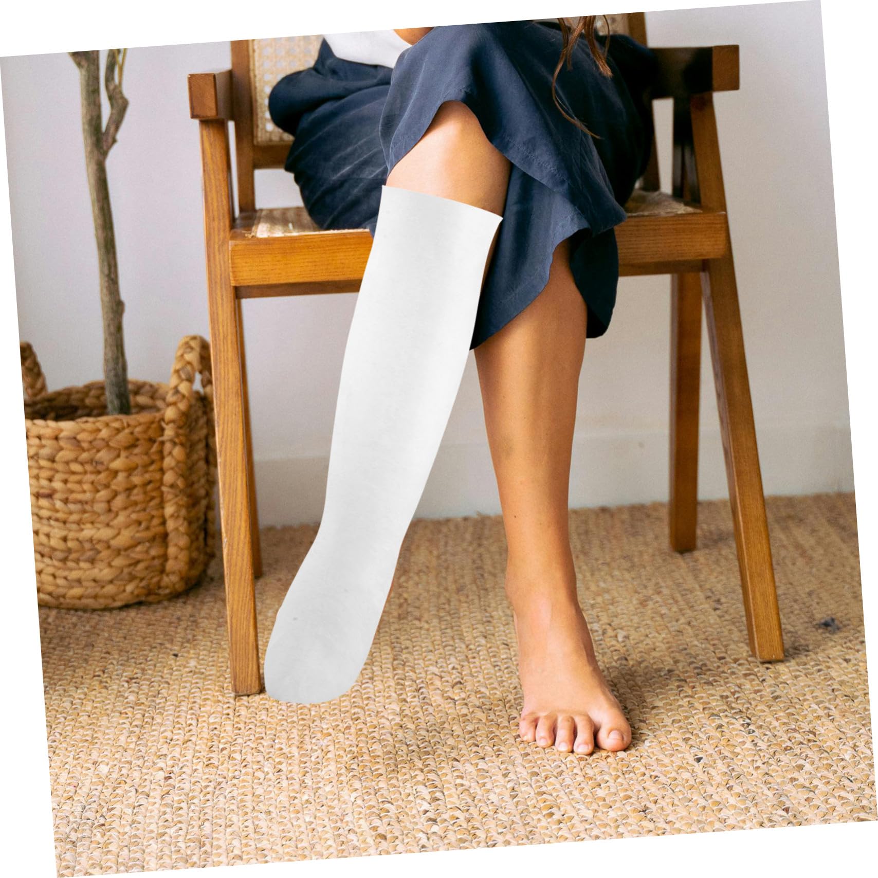 Medias De Gel Para Hombres y Mujeres Calcetines De Spa Hidratantes Para Pies Secos y Agrietados Calcetines Elásticos Suaves Para Uso Nocturno