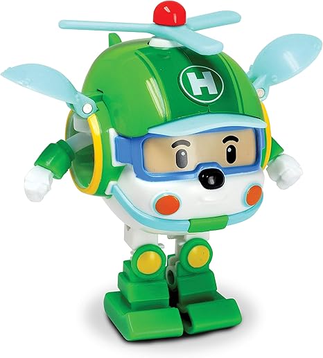 Amazon ロボカーポリー公式ブランドストア ロボカー ポリー ミニー変身ロボット ヘリ ロボカーポリー変身ロボット ロボカーポリー ヘリー変身ロボット Mini Transforming Robot Helly ロボット 子ども向けフィギュア おもちゃ