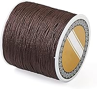 Vista 26 de Cheris - Cuerda de nailon para abalorios de nailon de 0.031 in, color azul, hilo de macramé, para hacer joyas, suministros de envoltura Kumihimo