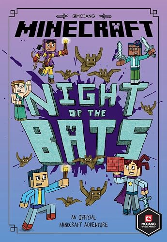 Minecraft: Night of the Bats (Woodsword Chronicles #2): Book 2 in the first official Minecraft gaming fiction series – perfect for getting kids aged 7, 8, 9 &amp; 10 into reading!