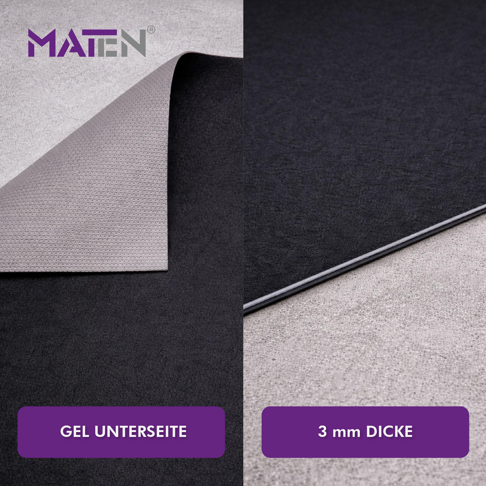 MATEN Personalisierbarer Teppich für Motorrad, Garage und Paddock, Untermotorrad Mat.en aus, 200 x 80 cm (Moquette)