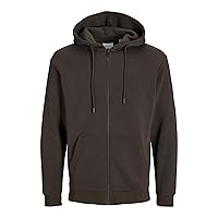 JACK & JONES Jjebradley-Felpa con Cappuccio e Cerniera, Colore: Noos