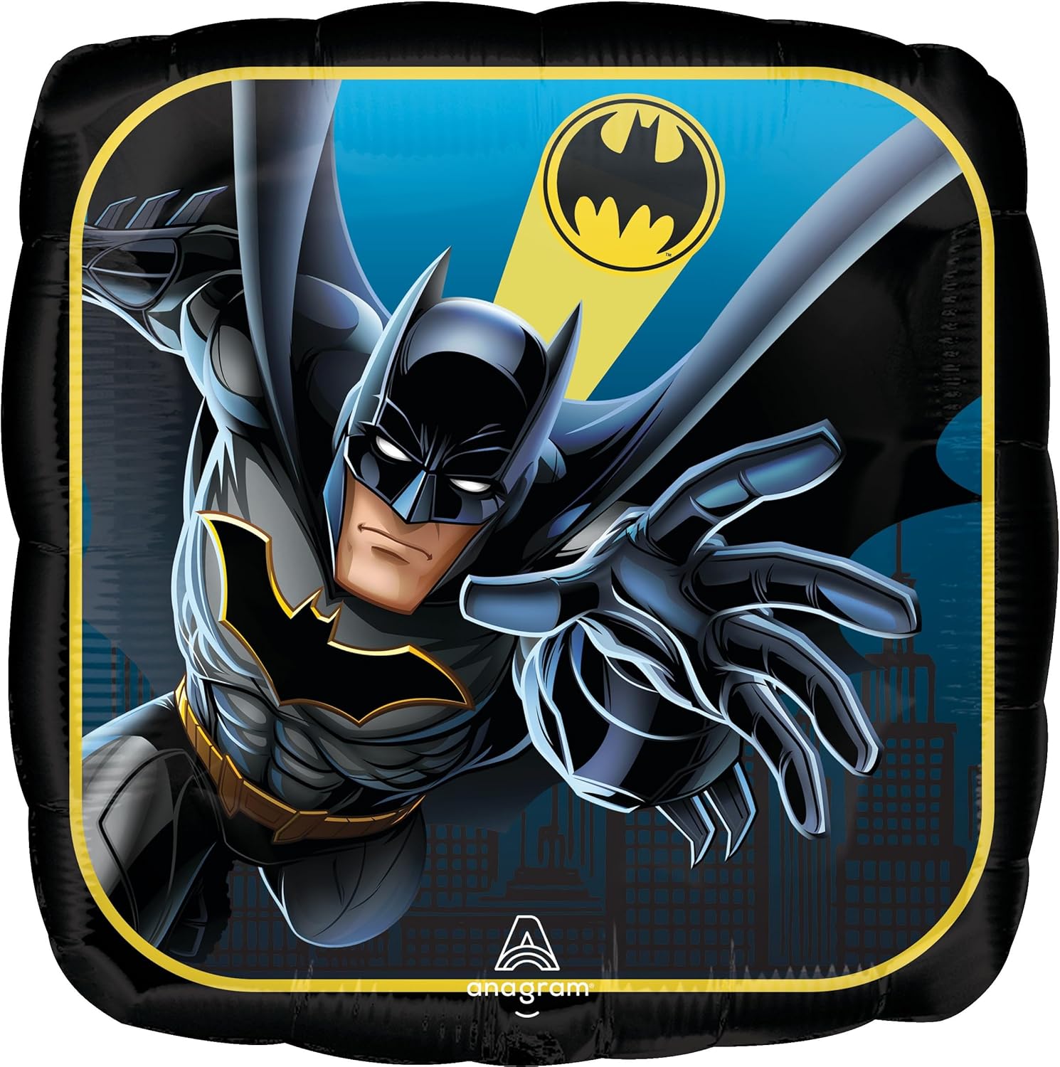 Anagram Classic Batman in Action Birthday Party Supplies 7pc Balloon Bouquet Decorations