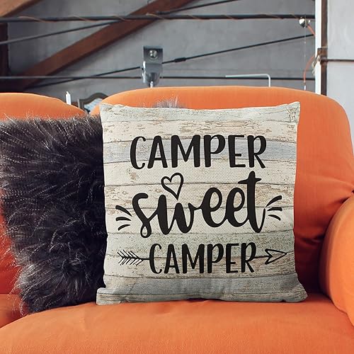 Miniatura 8 de Funda de almohada de 18 x 18 pulgadas, el mejor regalo para propietarios de casas rodantes, decoración de caravana, regalos de caravana,