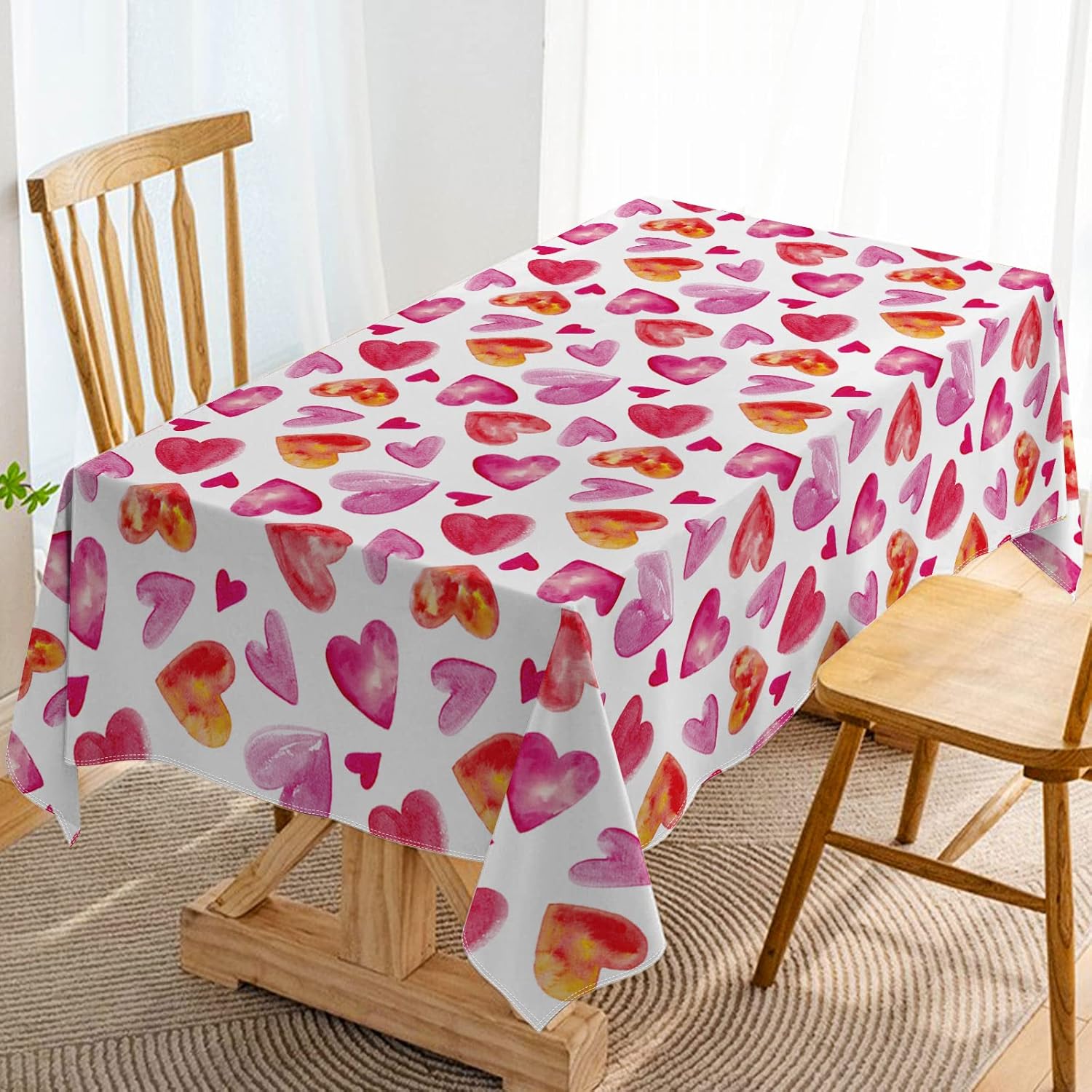 Hafangry Valentine's Day Table Cloth Wedding Anniversary