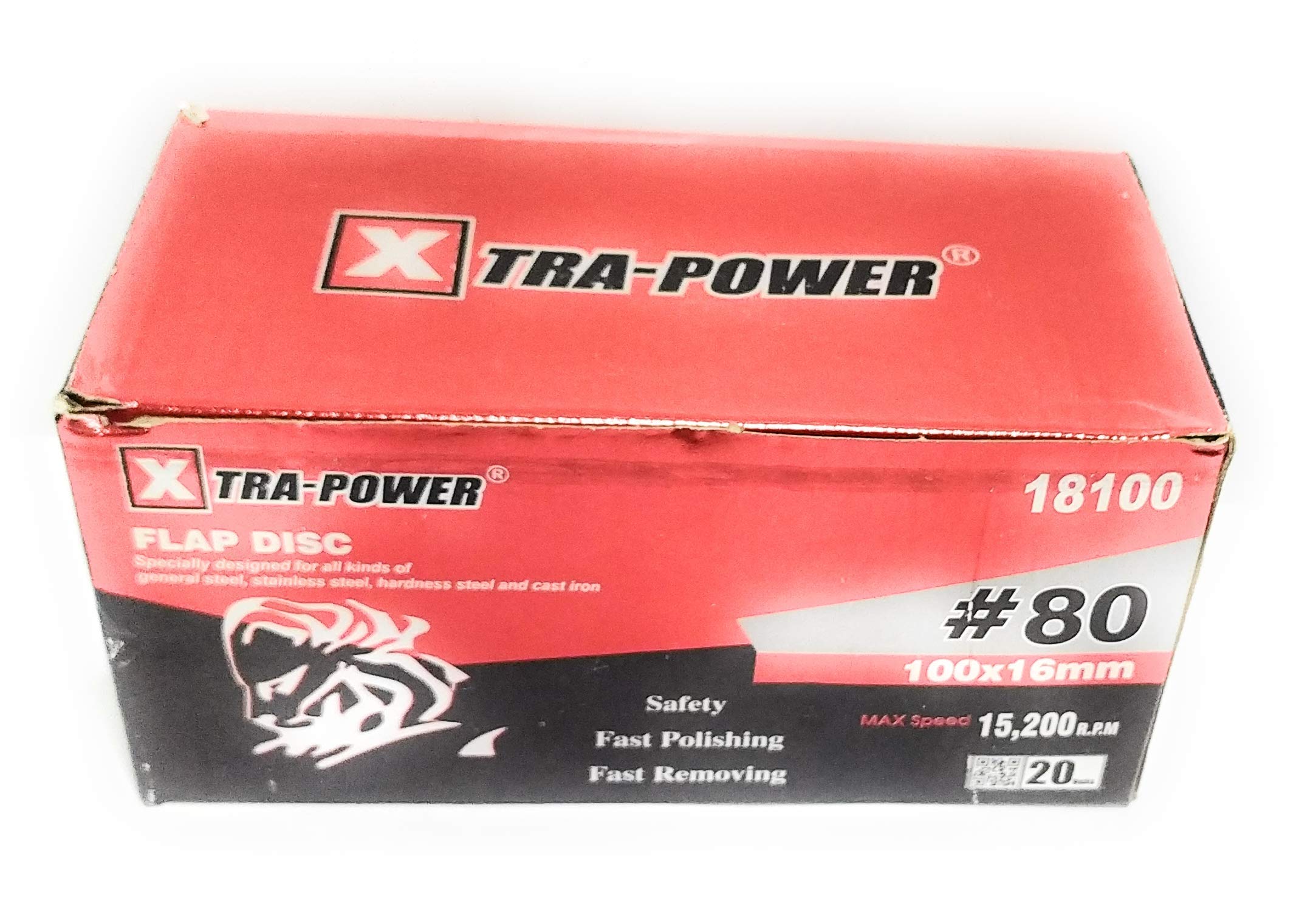 Xtra-Power 100 mm 80 grit Flap Disc (Brown) - Pack of 20 (B088DXC1GJ) Amazon Price History, Amazon Price Tracker
