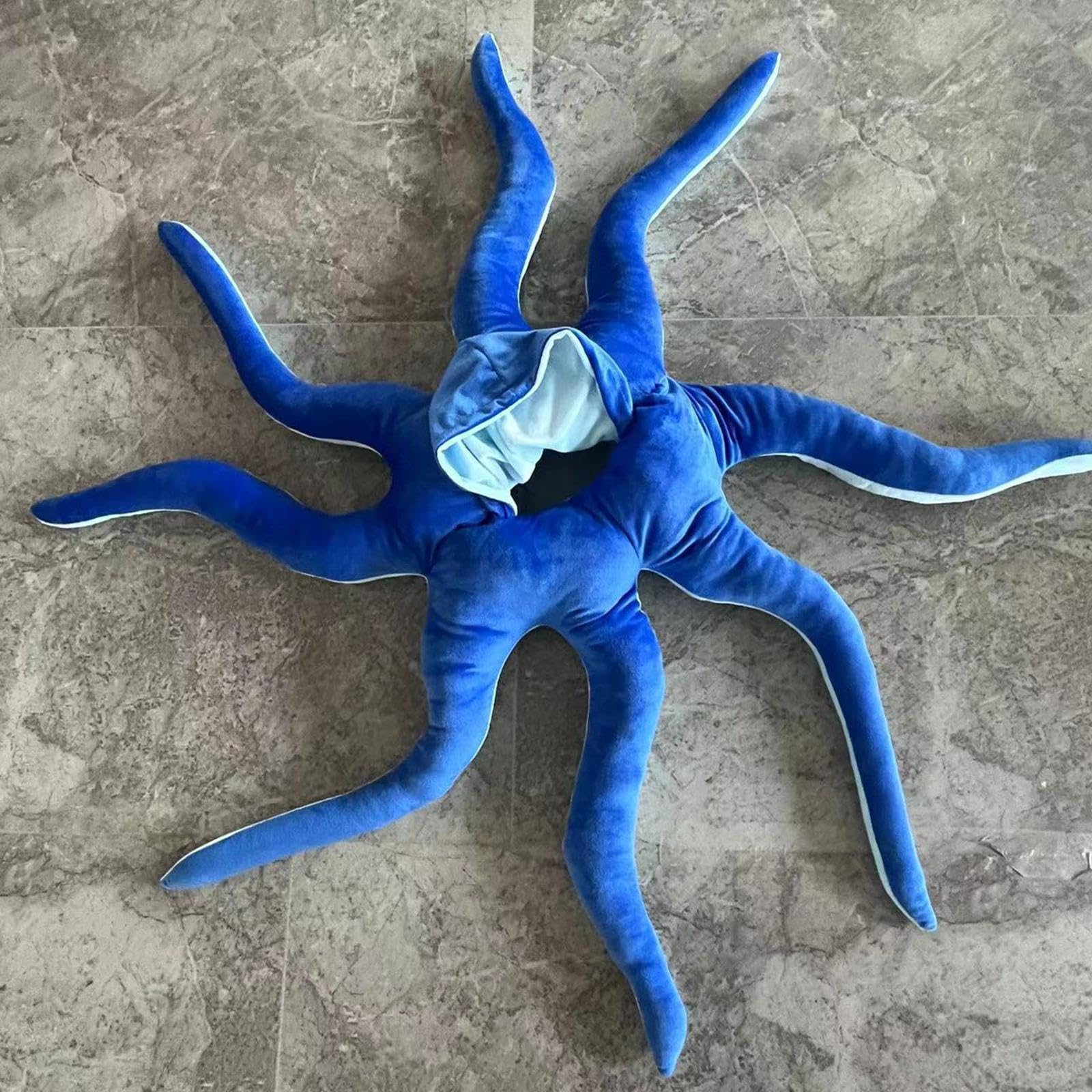Costume da Neonato in Peluche, a Forma di Polpo O Calamaro, con Imbottitura Morbida E Confortevole, Ideale per Giochi, Compleanni E Feste, Blu