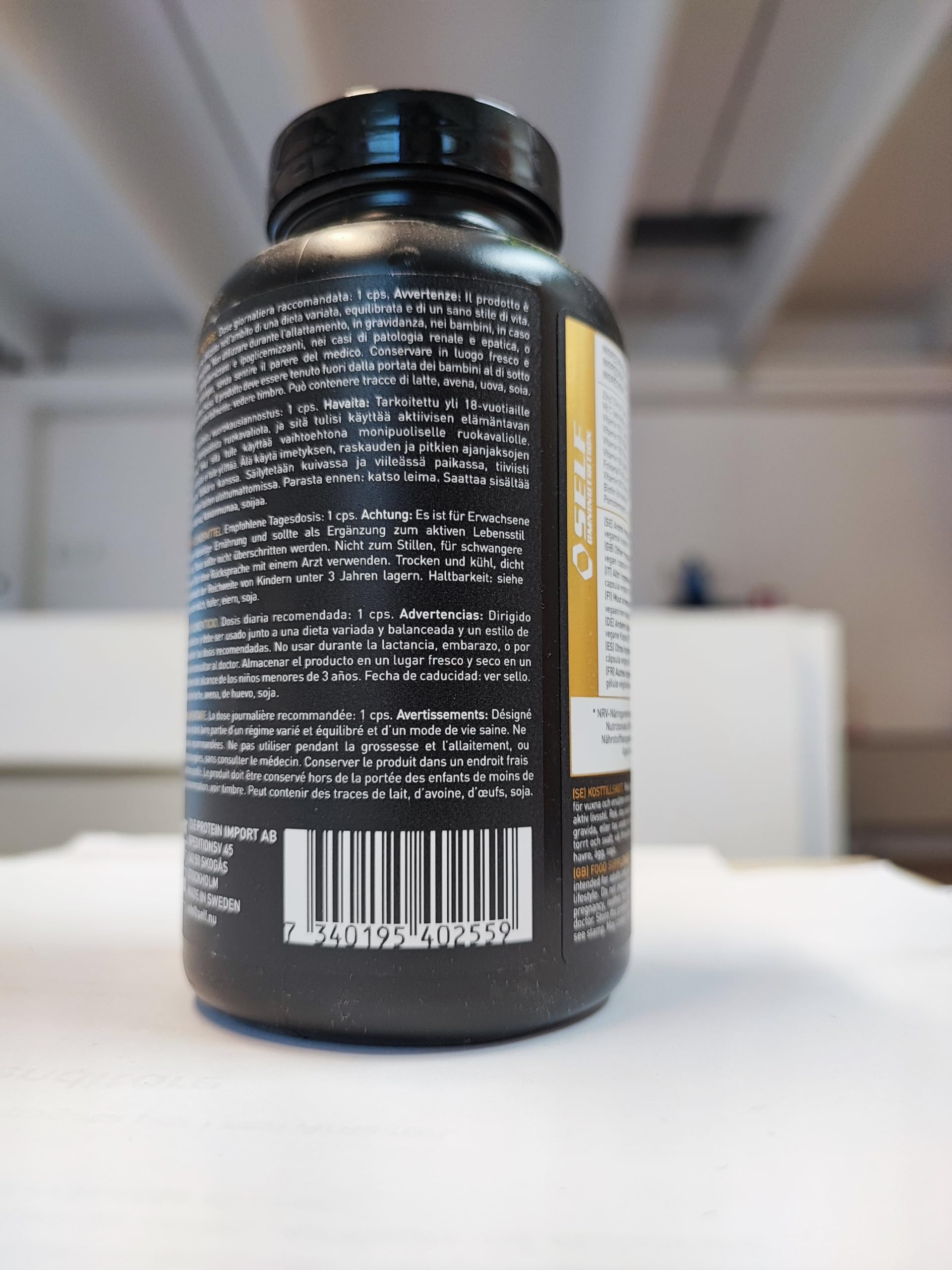 SELF OMNINUTRITION B COMPLEX VITAMIN C + ZINC 120 CPS