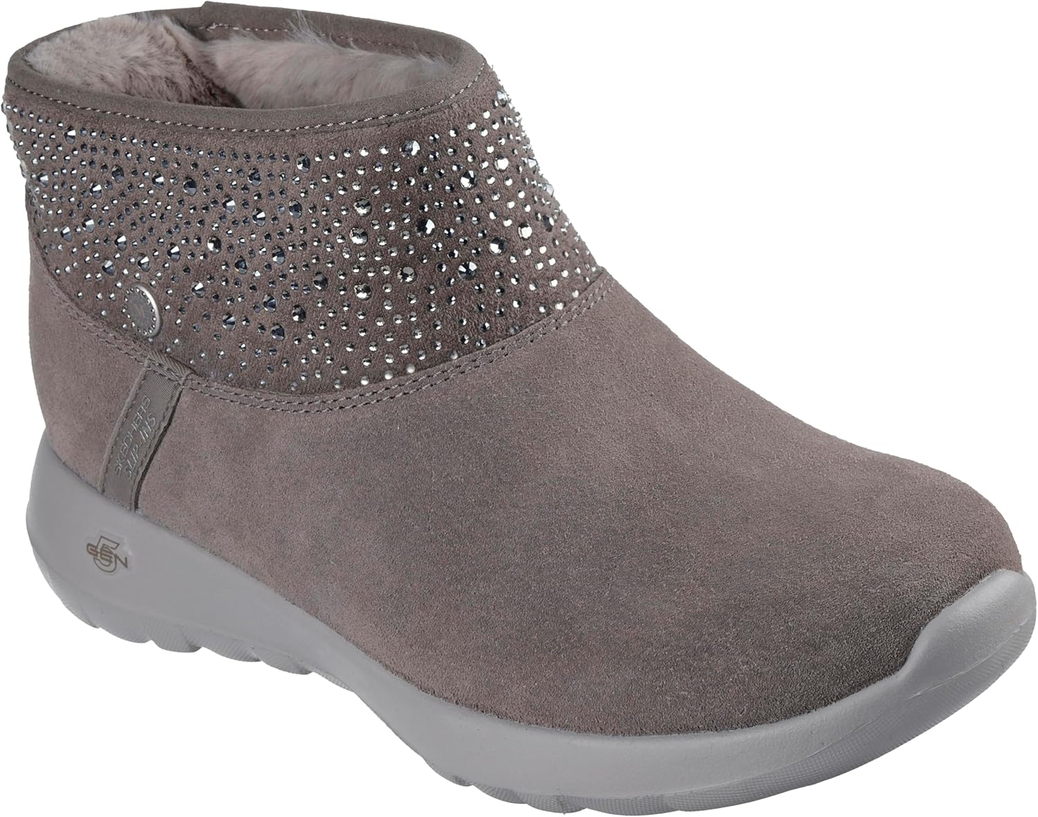 Skechers Women's On-The-Go Joy-So Glam Martha Stewart Hands Free Slip-ins Ankle Boot