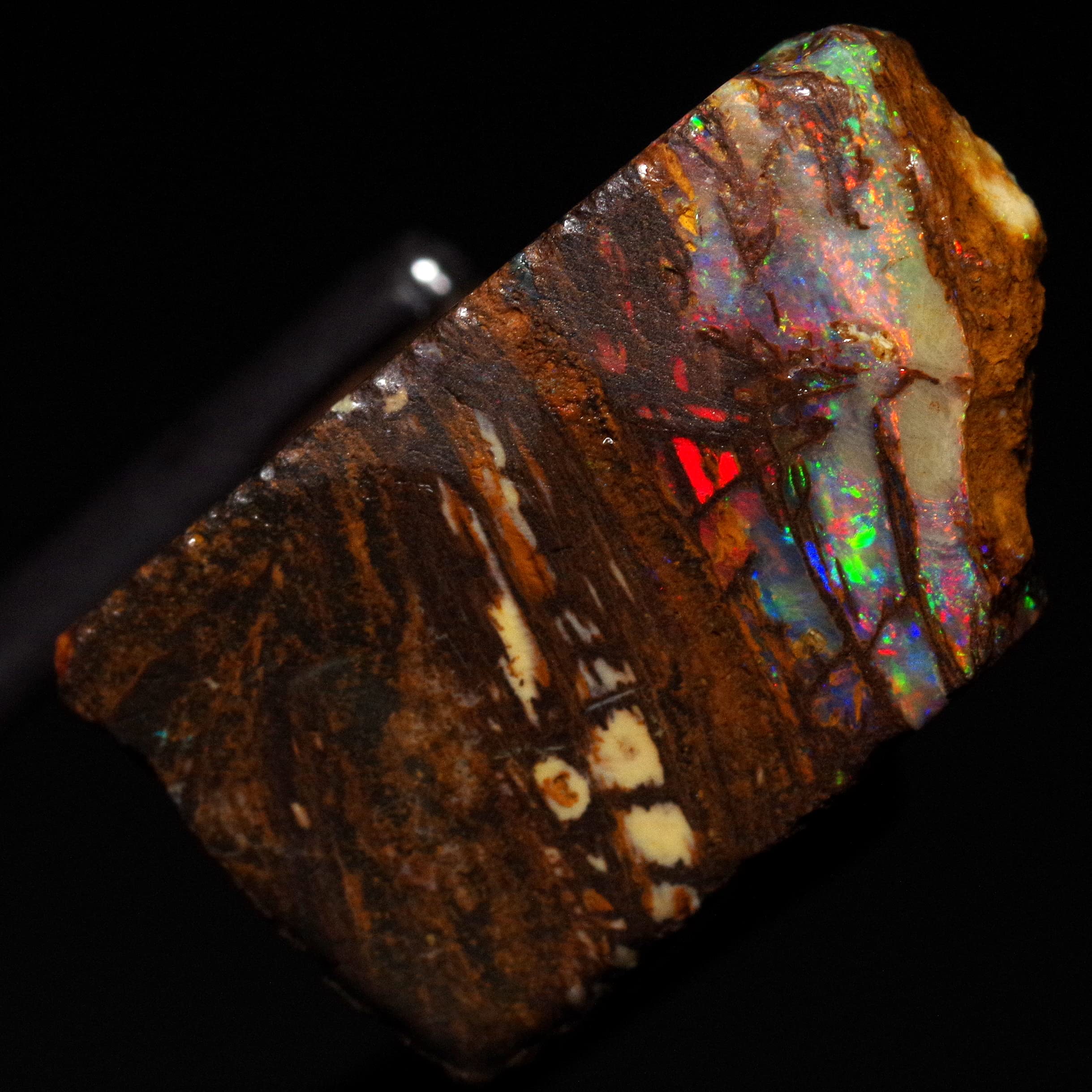 Amazon | [N2 stone Natural] 天然鉱物 ボルダー オパール (Boulder