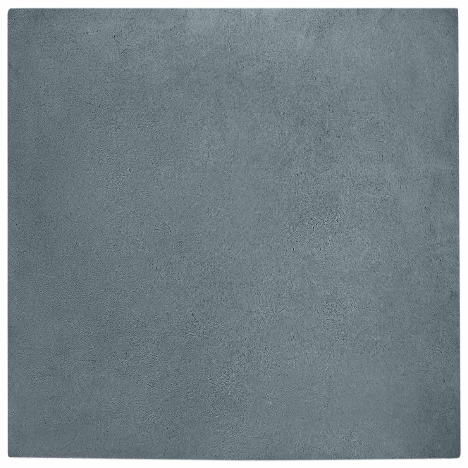Teppich Kunstfell Anthrazit 240x240 cm rutschfest OLITE