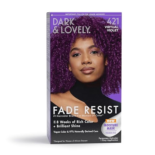 Softsheen-Carson Dark and Lovely Hair Dye, Virtual Violet, 1 Kit