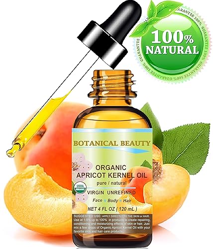 Miniatura 2 de Botanical Beauty Aceite orgánico de almendro de albaque australiano, 100% puro, virgen, sin refinar, aceite portador prensado en frío, 4 onzas, 4.1