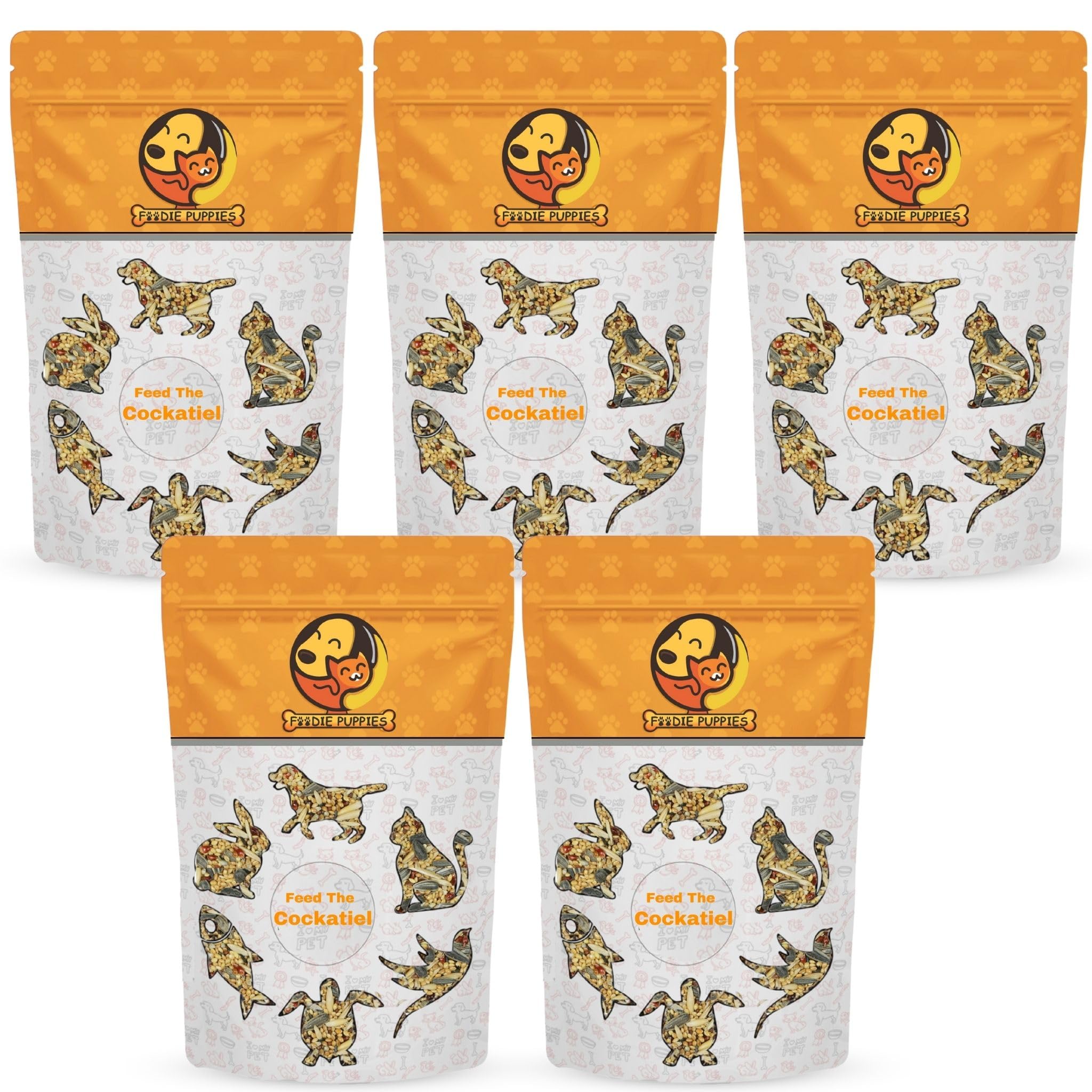 Foodie Puppies Bird Food for Cockatiels - (5Kg, Pouch) | Natural and Healthy Premium Mix Seeds, Kangni, Yellow Proso, Browntop, Sunflower, Oats, Pearls | Daily Birds Food Seeds for All Life Stages (B0C6J4DVDZ) Amazon Price History, Amazon Price Tracker