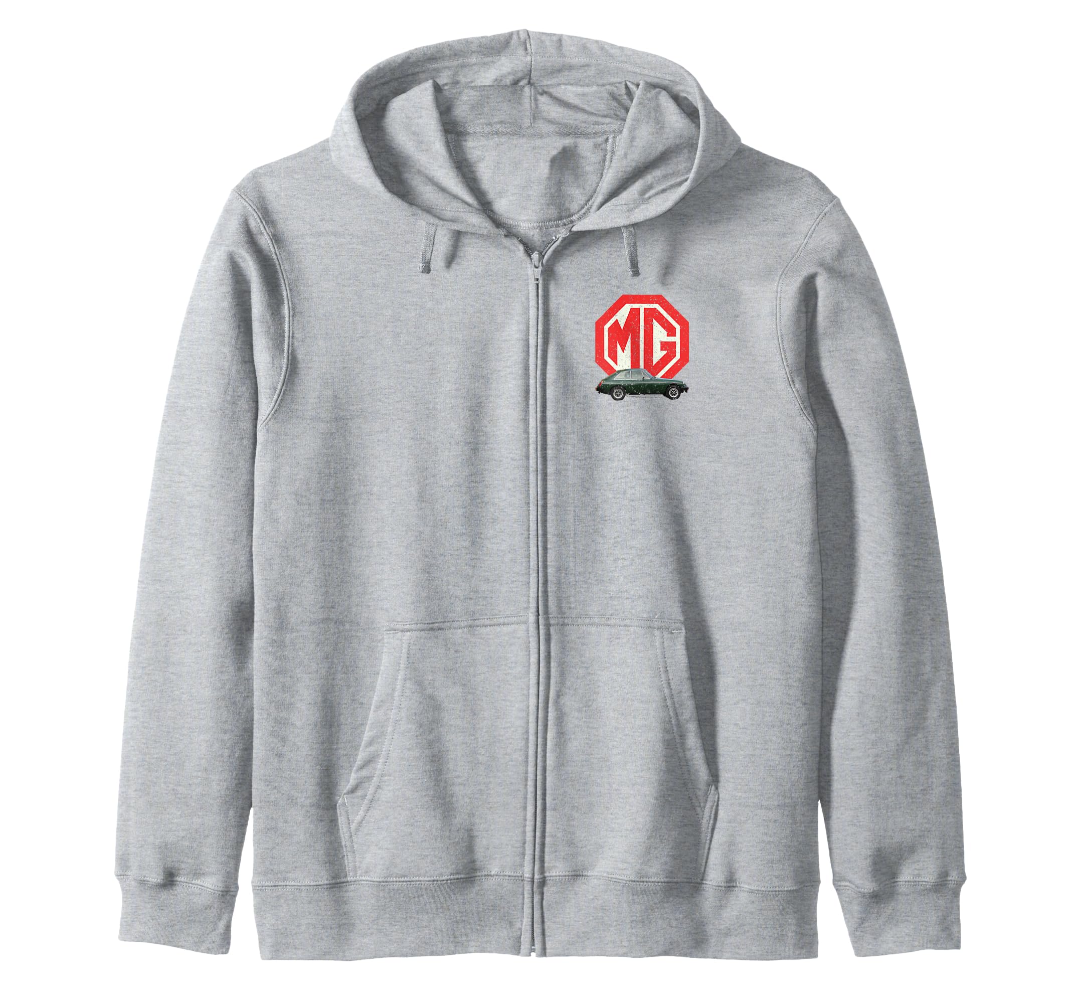 British Motor Heritage MG Retro Logo MGB GT Zip Hoodie