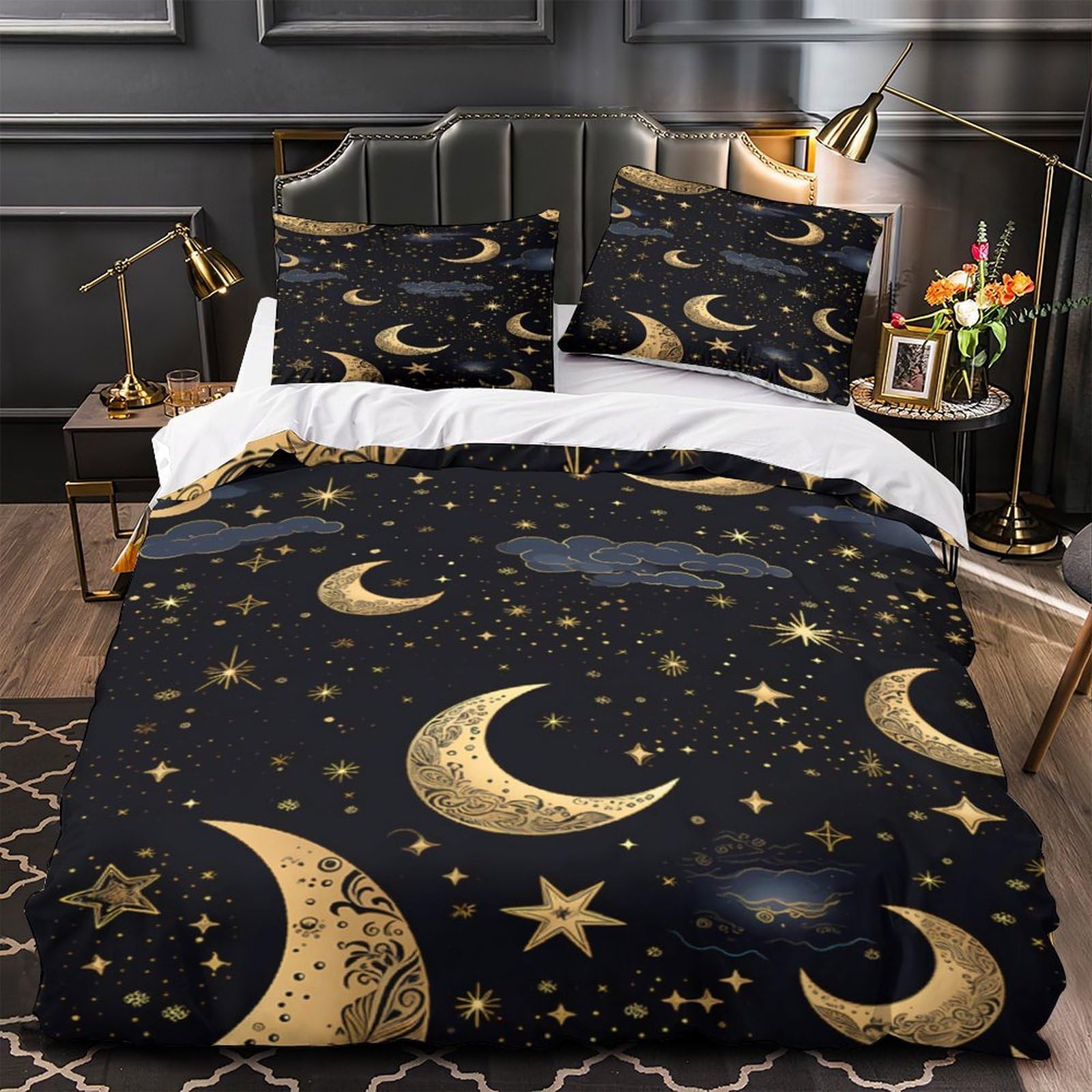 Housse de couette Golden Retriever imprimé 3D pour chambre adolescent
