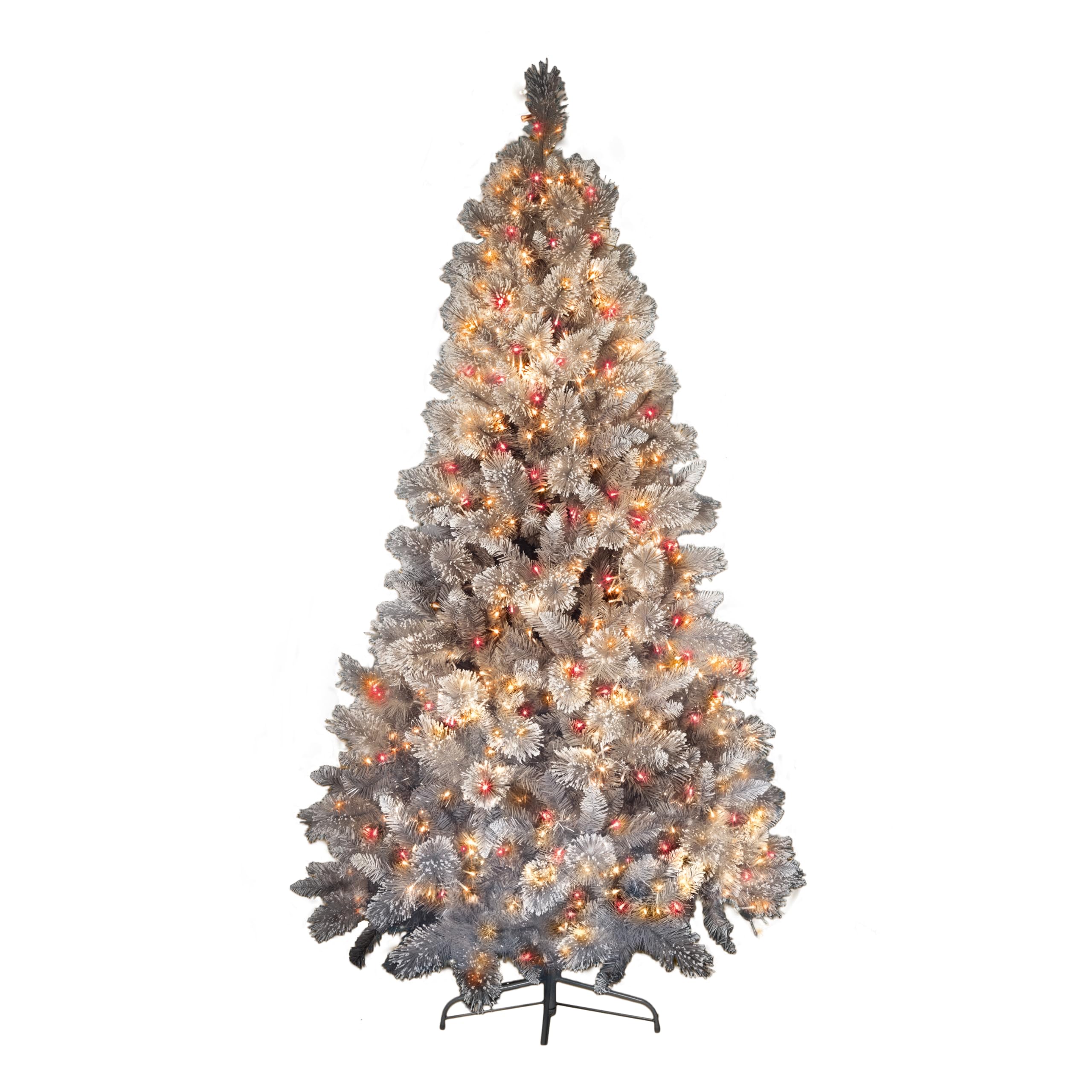Premier Vintage Gold 2000 Multi Action Led Treebrights With Timer – With Red Mix Christmas Lights – 50M Lit Length For Up To 10Ft Trees Indoor And Outdoor