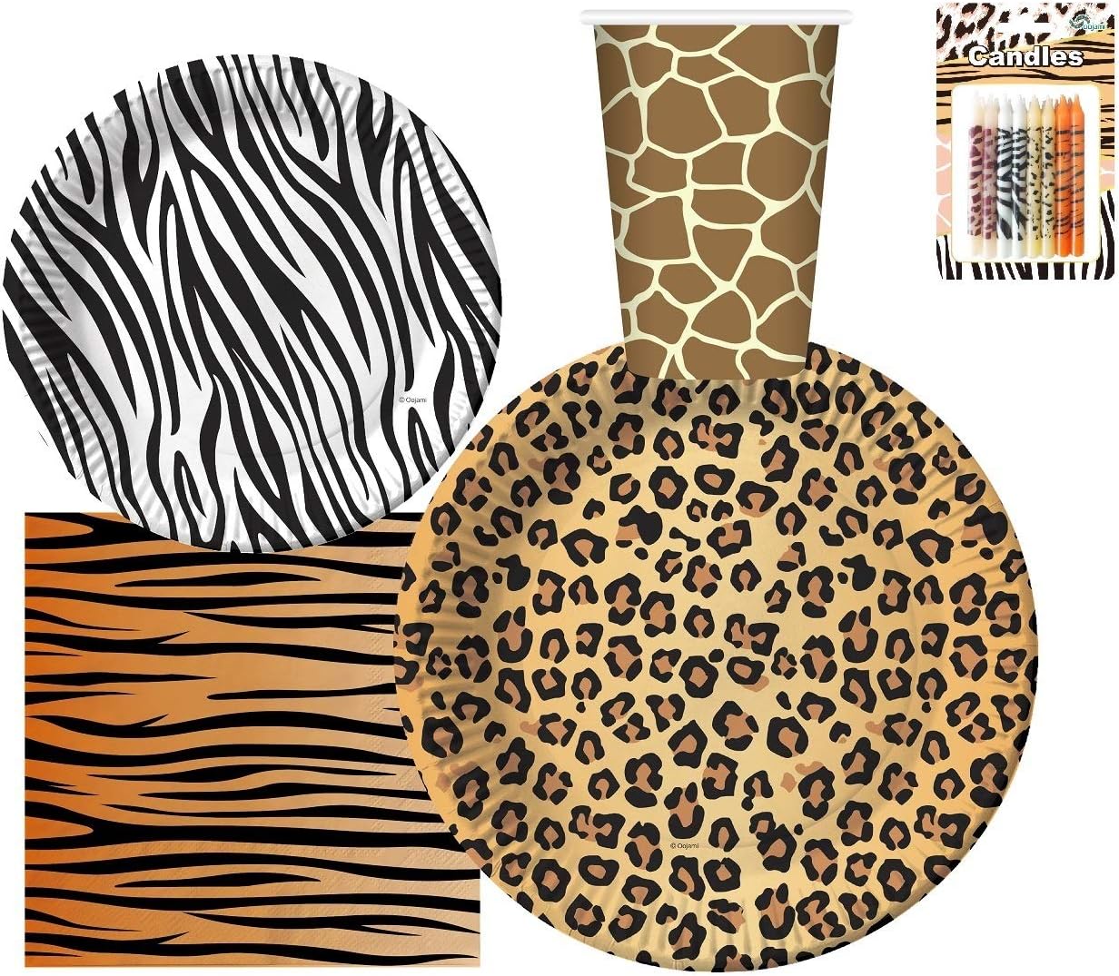 Buy Serves 30 Guest Jungle Safari Zoo Animal Print Birthday Party