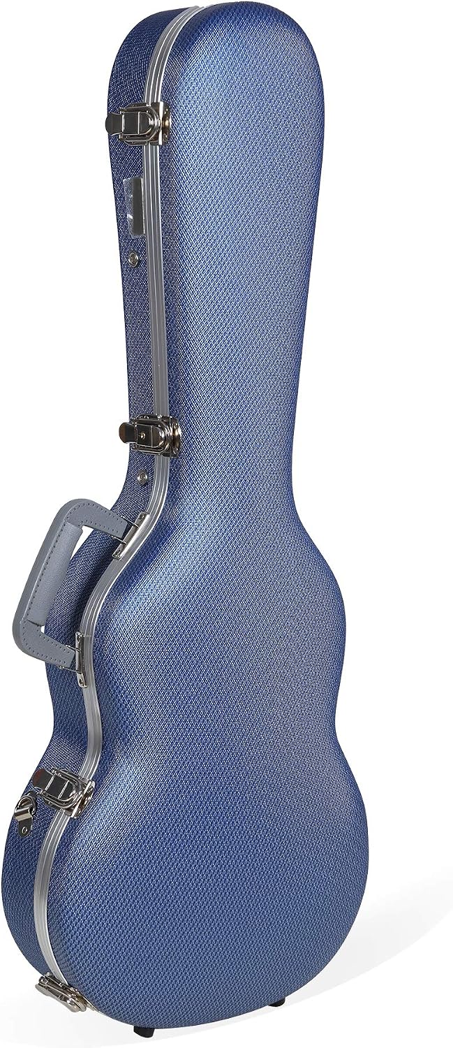 Crossrock Baritone Ukulele Case with Backpack Straps in Blue(CRA800BUBL), ABS Molded