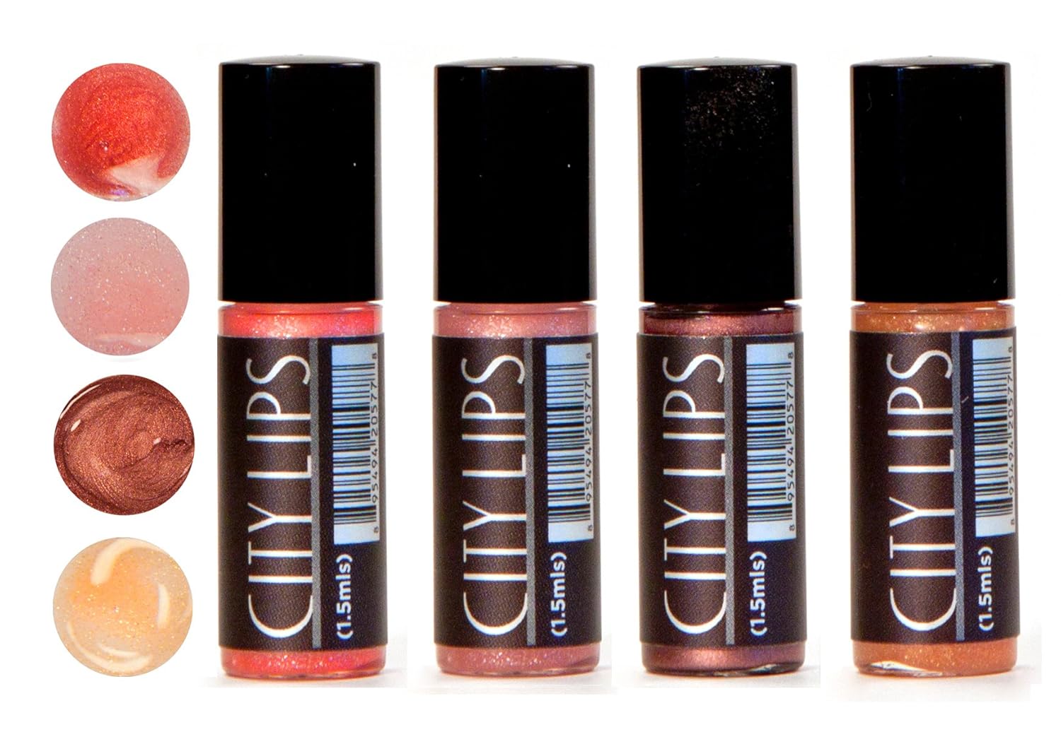 City Lips Chic Set 4 pack (Advanced Mini TINSEL Town, SIN