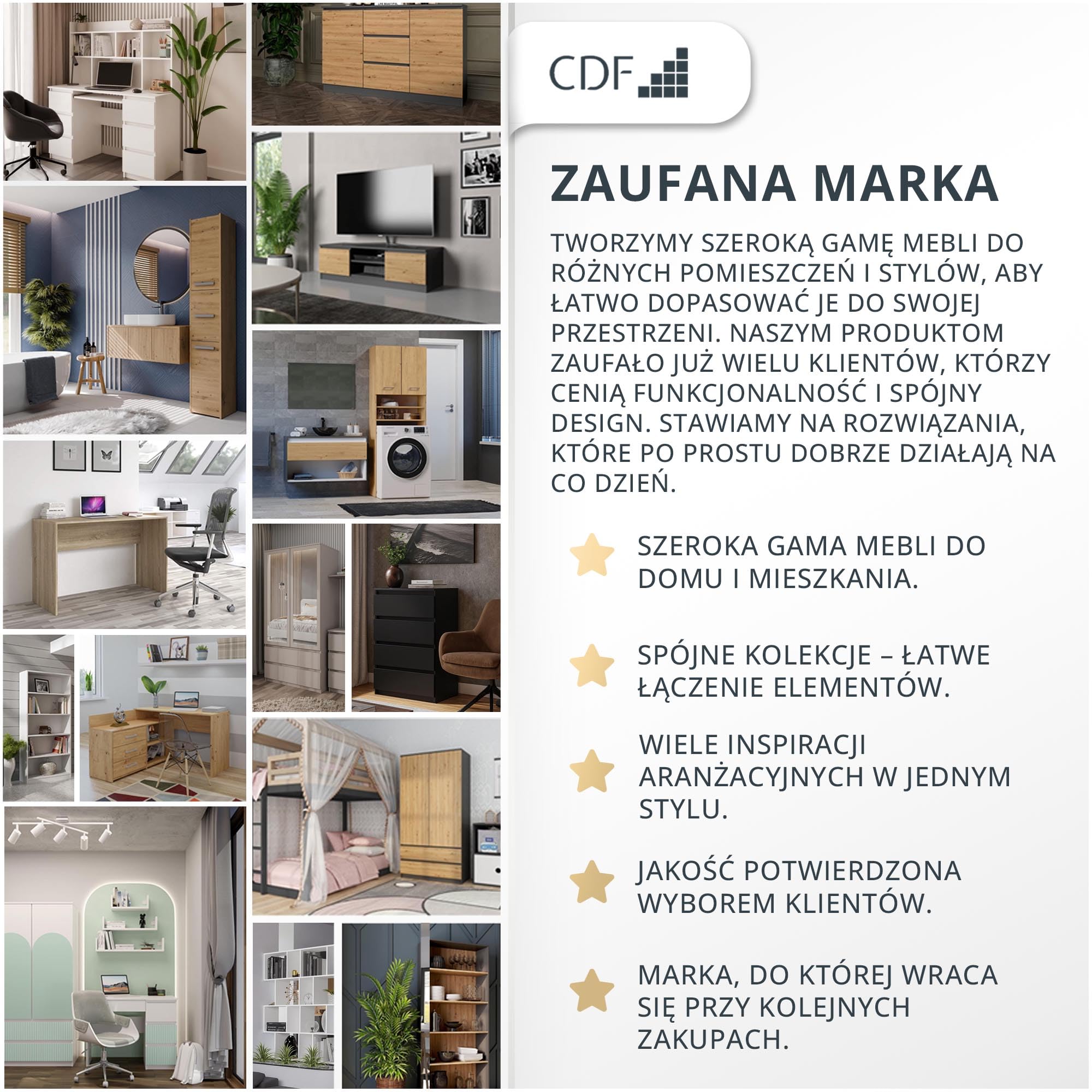 CDF Regał Komorowy Szafka Otwarte Półki 2x3 3x Drzwi do Salonu Sypialni Przedpokoju Pokoju Dziecięcego – na Dokumenty Segregatory Zabawki Dekoracje Nowoczesny - Zabudowany Malax 3x3 Biel Mat