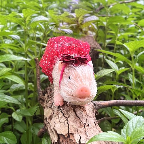 Miniatura 4 de OtardDolls Muñecas de cerdo Reborn de 5 pulgadas, realistas de silicona suave, mini muñecas de cerdo realistas para recién nacidos, suaves y