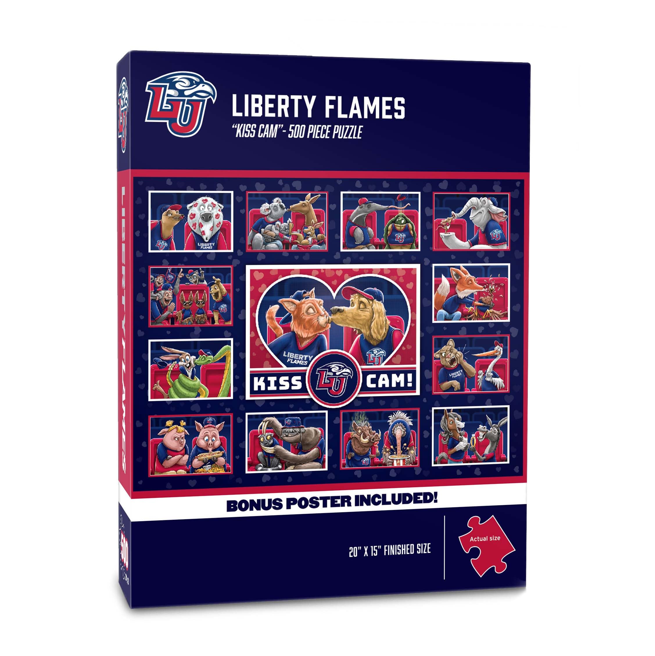 YouTheFan NCAA Liberty Flames “Kiss Cam” 500 Puzzle