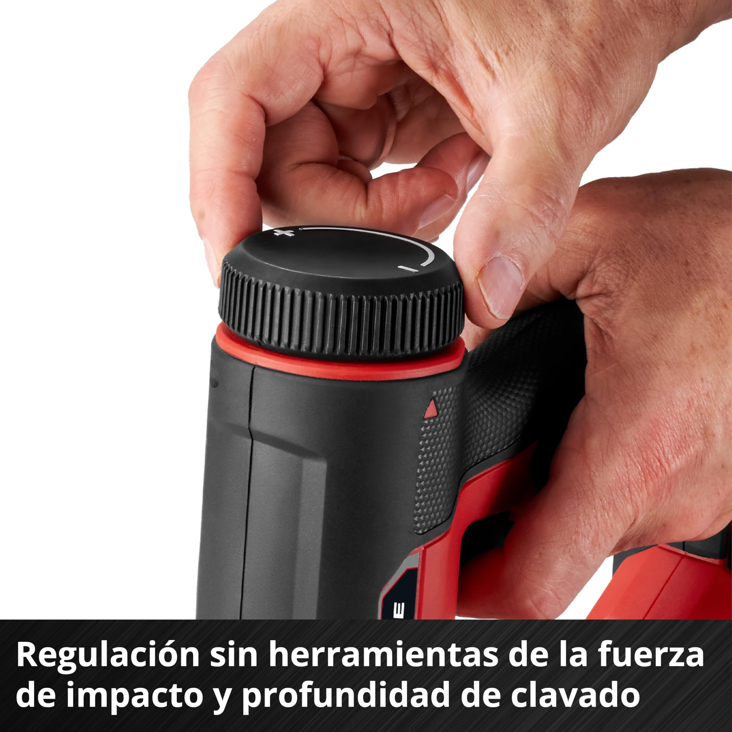Einhell Grapadora/clavadora con batería TE-CN 18/32 Li - Solo Power X-Change (18 V, 20 tiros/min, máx. 25 mm de grapa, máx. 32 mm de clavo, incl. 300 clavos/grapas, sin batería)