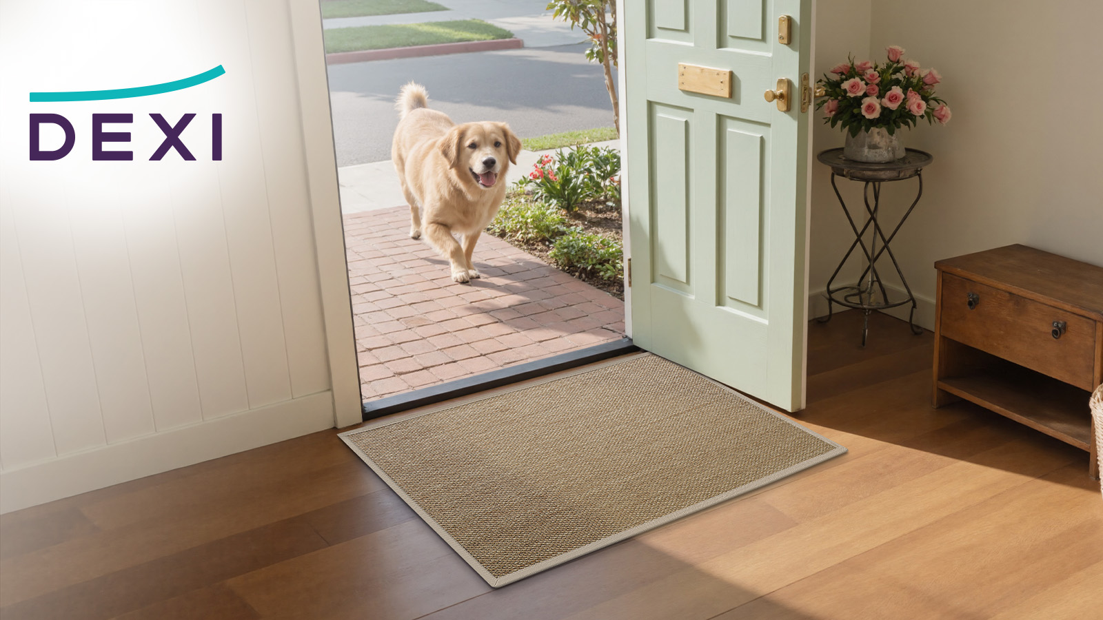 Amazon.com: DEXI Ultra Thin Entryway Indoor Door Mat 36x56, Non